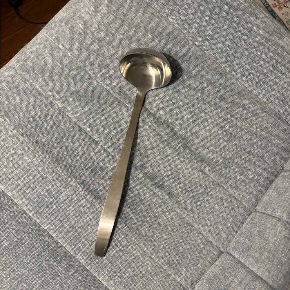 Elegant Silver Serving Ladle